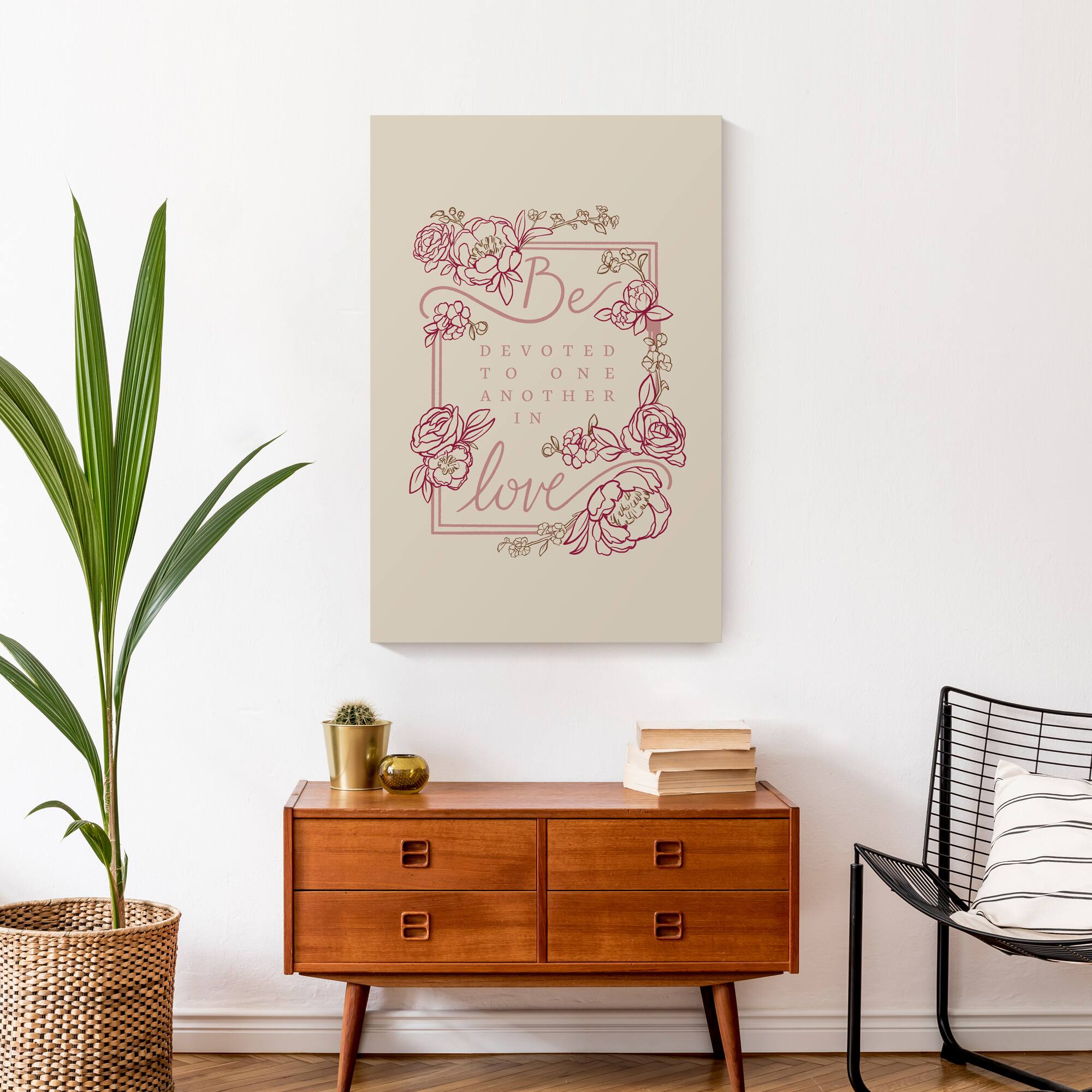 Be Devoted 20" x 30" Canvas Wall Art
